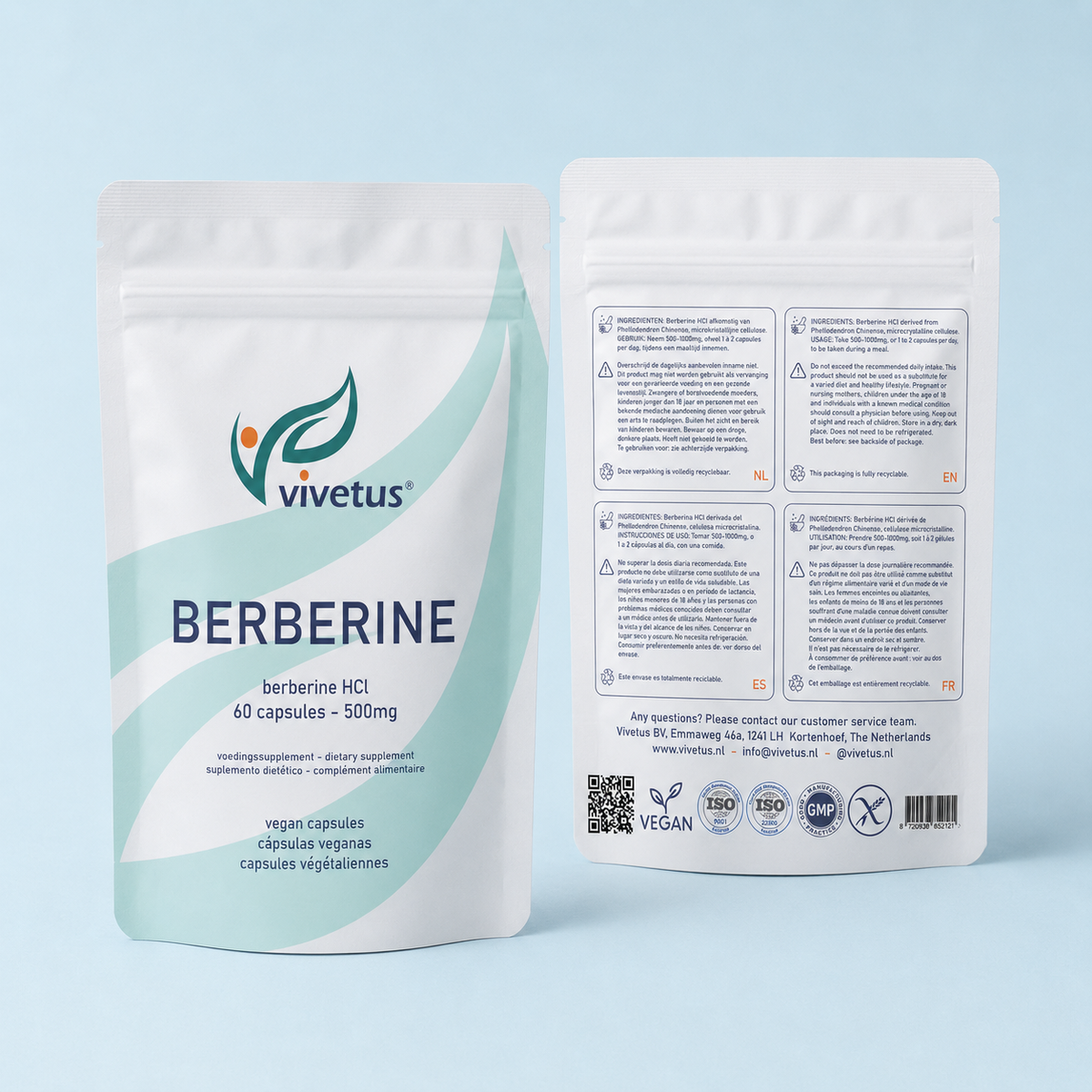 Vivetus® Berbérine - 60 gélules - 500 mg