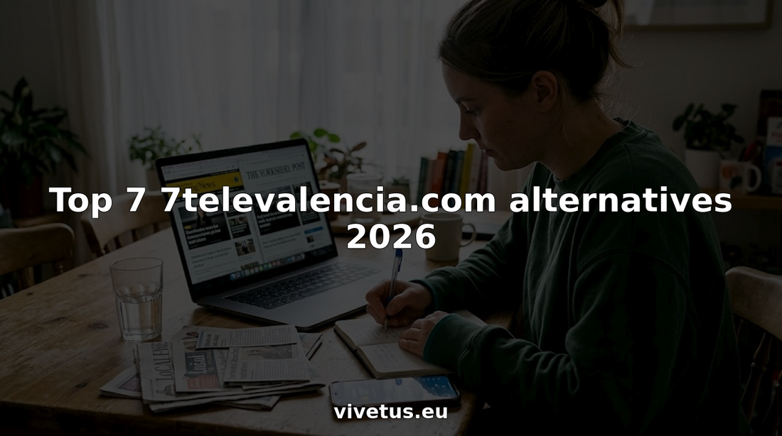 Professional comparing Valencia news and alternative sites