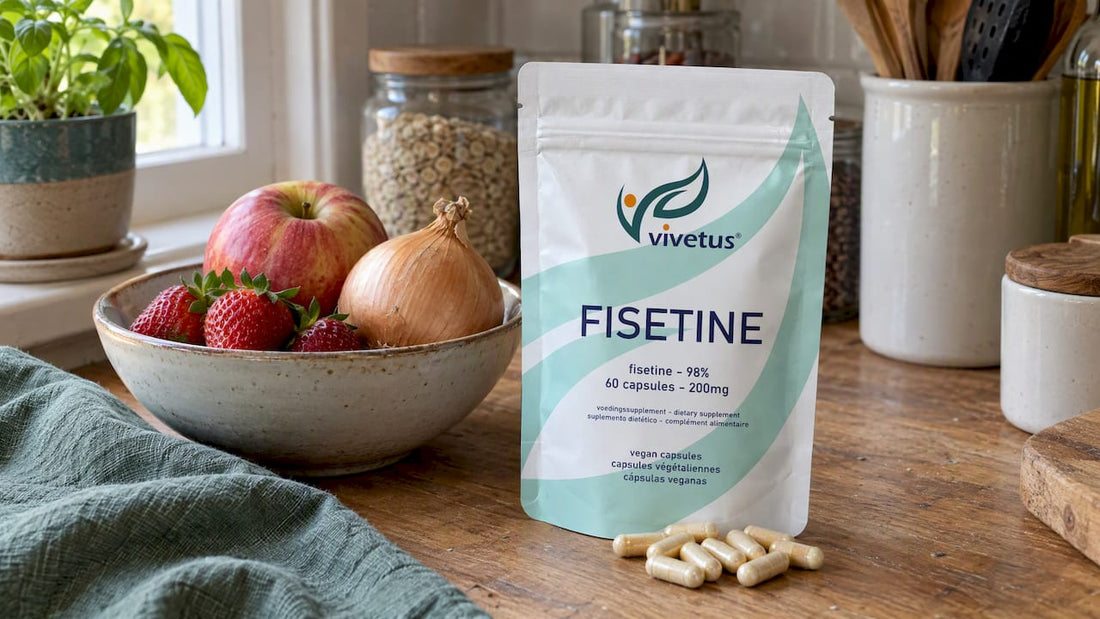 Vivetus Fisetine beside foods containing flavonoids