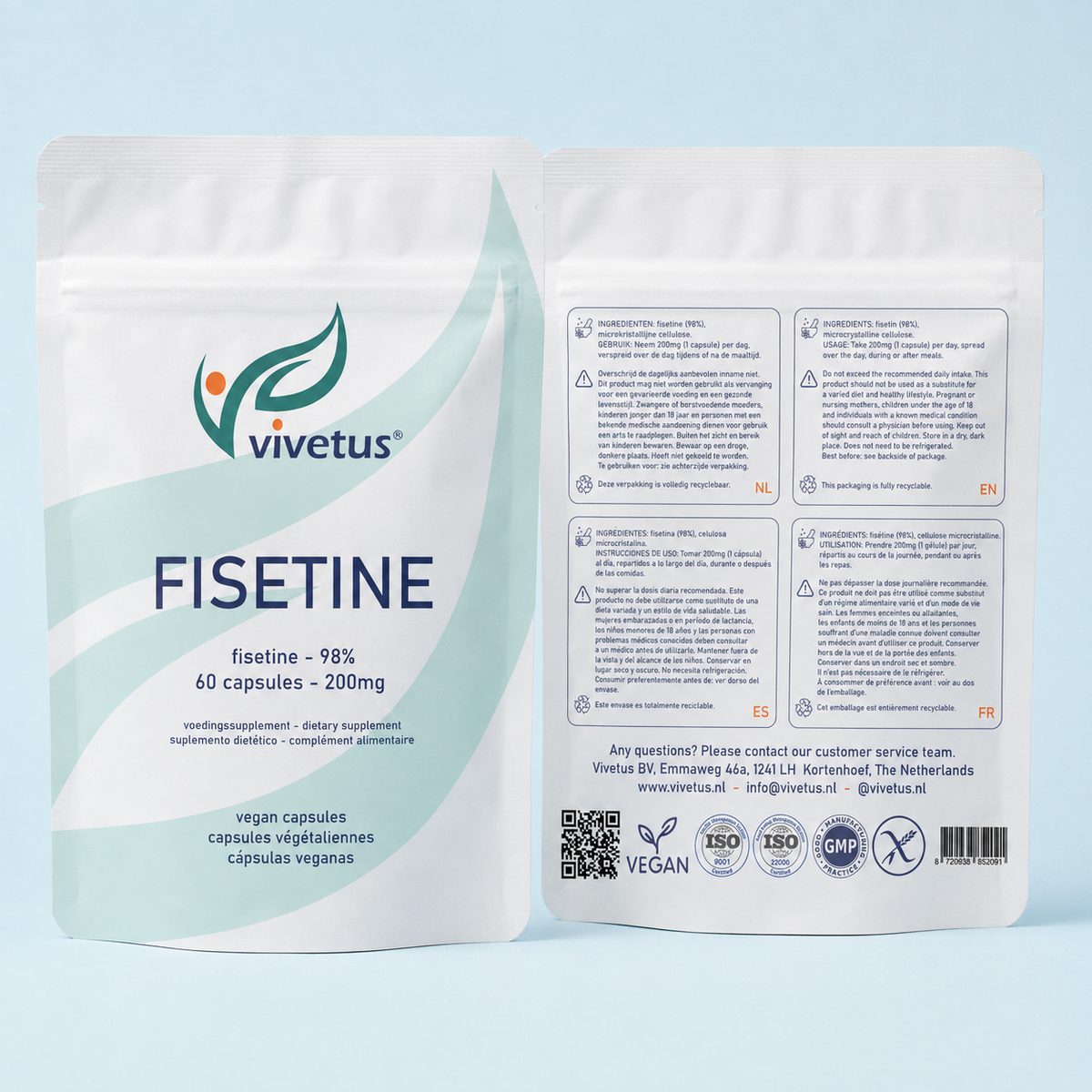 Vivetus® Fisétine - 60 gélules - 200mg