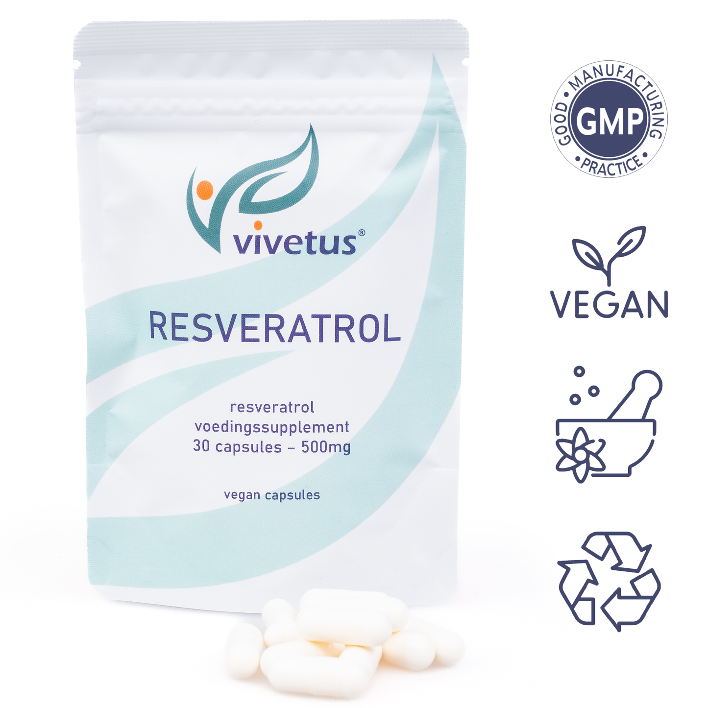 Vivetus® Resveratrol - 30 capsules - 500mg
