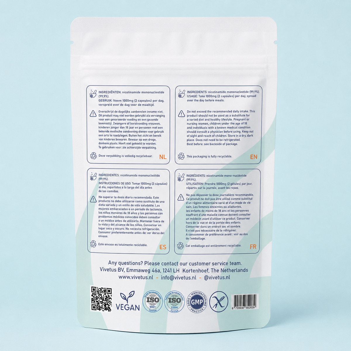 Vivetus® NMN - 60 gélules