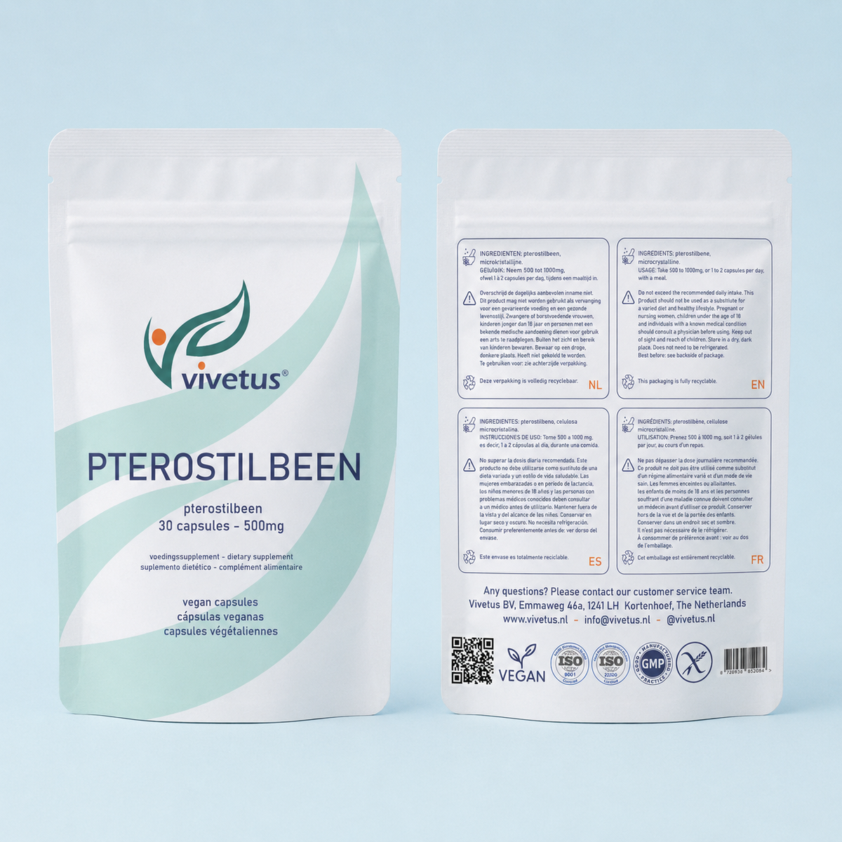 Vivetus® Ptérostilbène - 30 gélules - 500mg